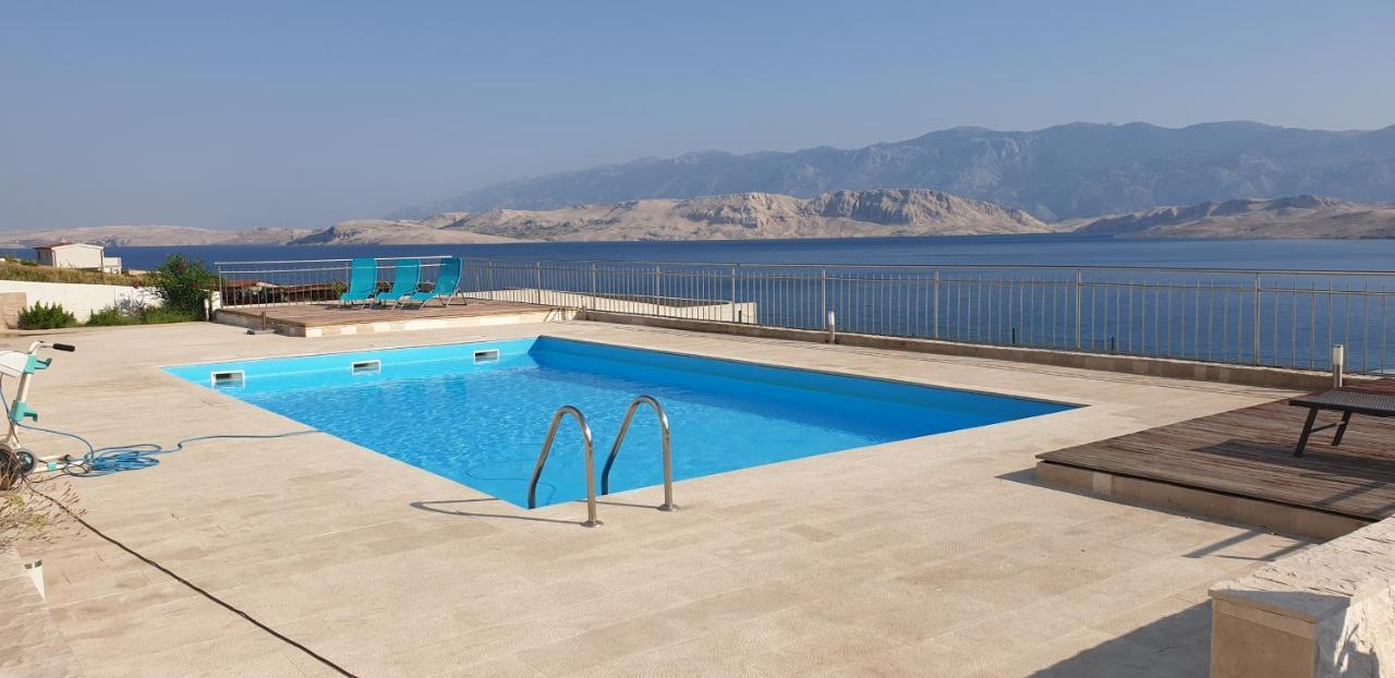 Studio Apartma Pag Blue Ocean 1 With Sea View Pag Town Eksteriør billede