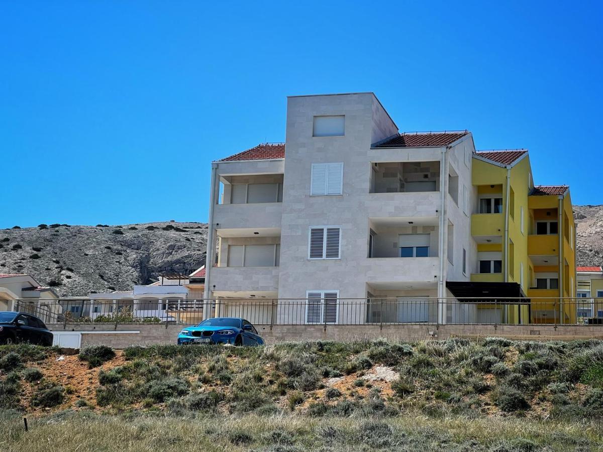 Studio Apartma Pag Blue Ocean 1 With Sea View Pag Town Eksteriør billede